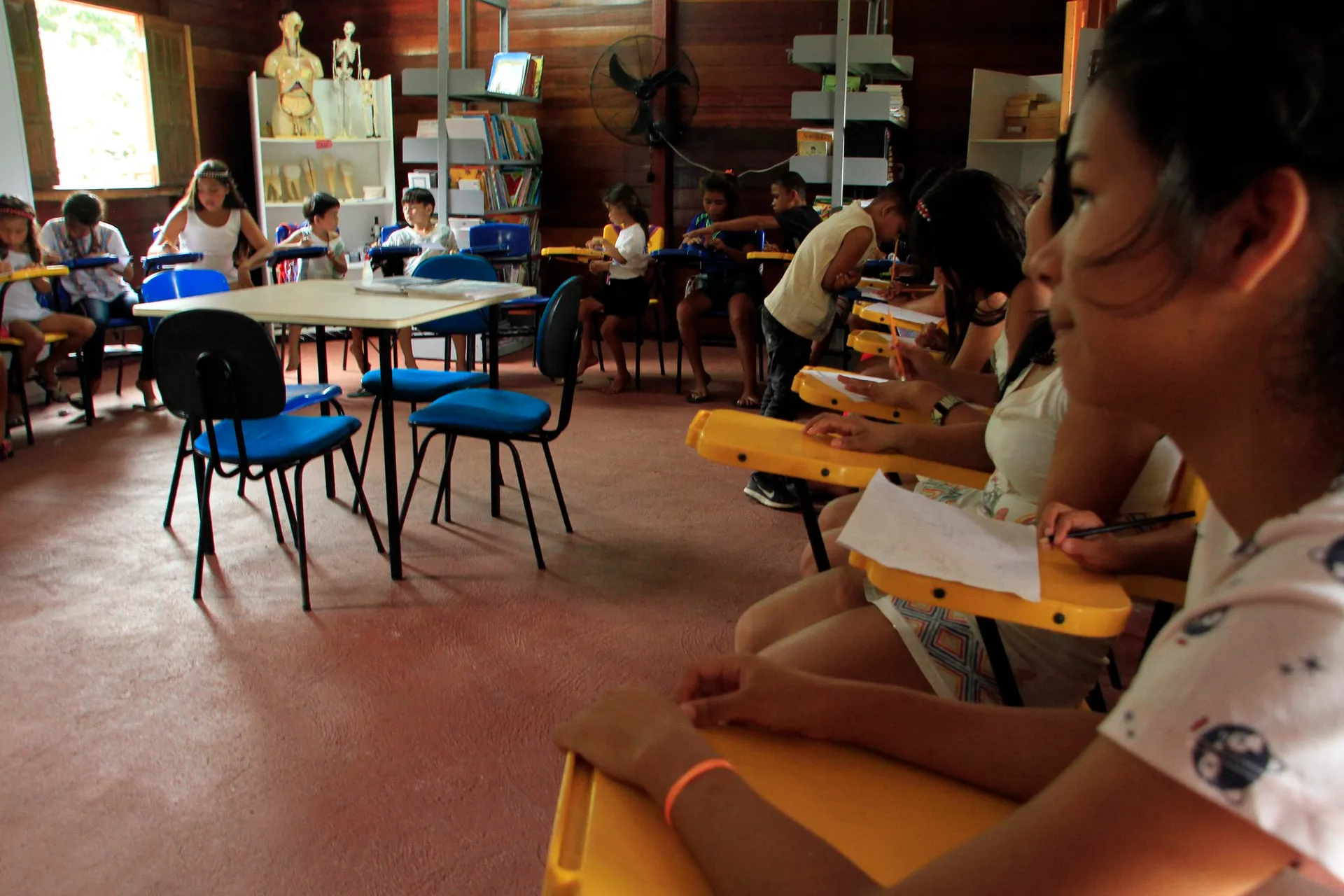 Escolas de comunidades indígenas estão entre as beneficiadas
