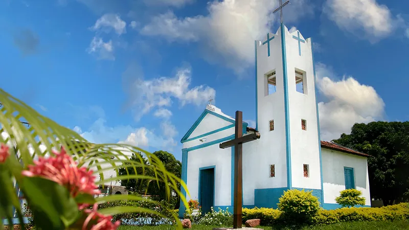 A Igreja de Nossa Senhora da Guia é um dos pontos mais importantes de Várzea Grande