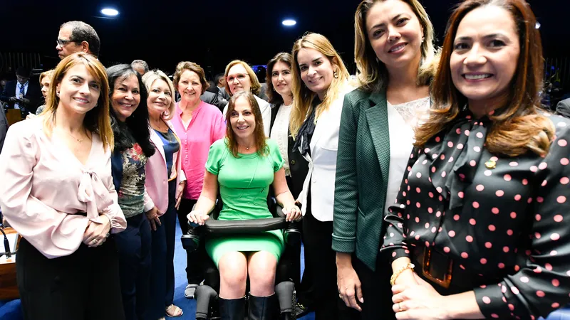 Senadoras integrantes da Bancada Feminina da Casa