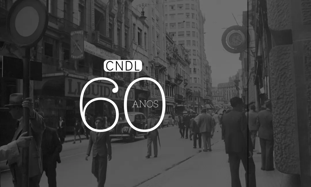 Capa do livro “CNDL 60 anos A história da maior representante do varejo do Brasil”