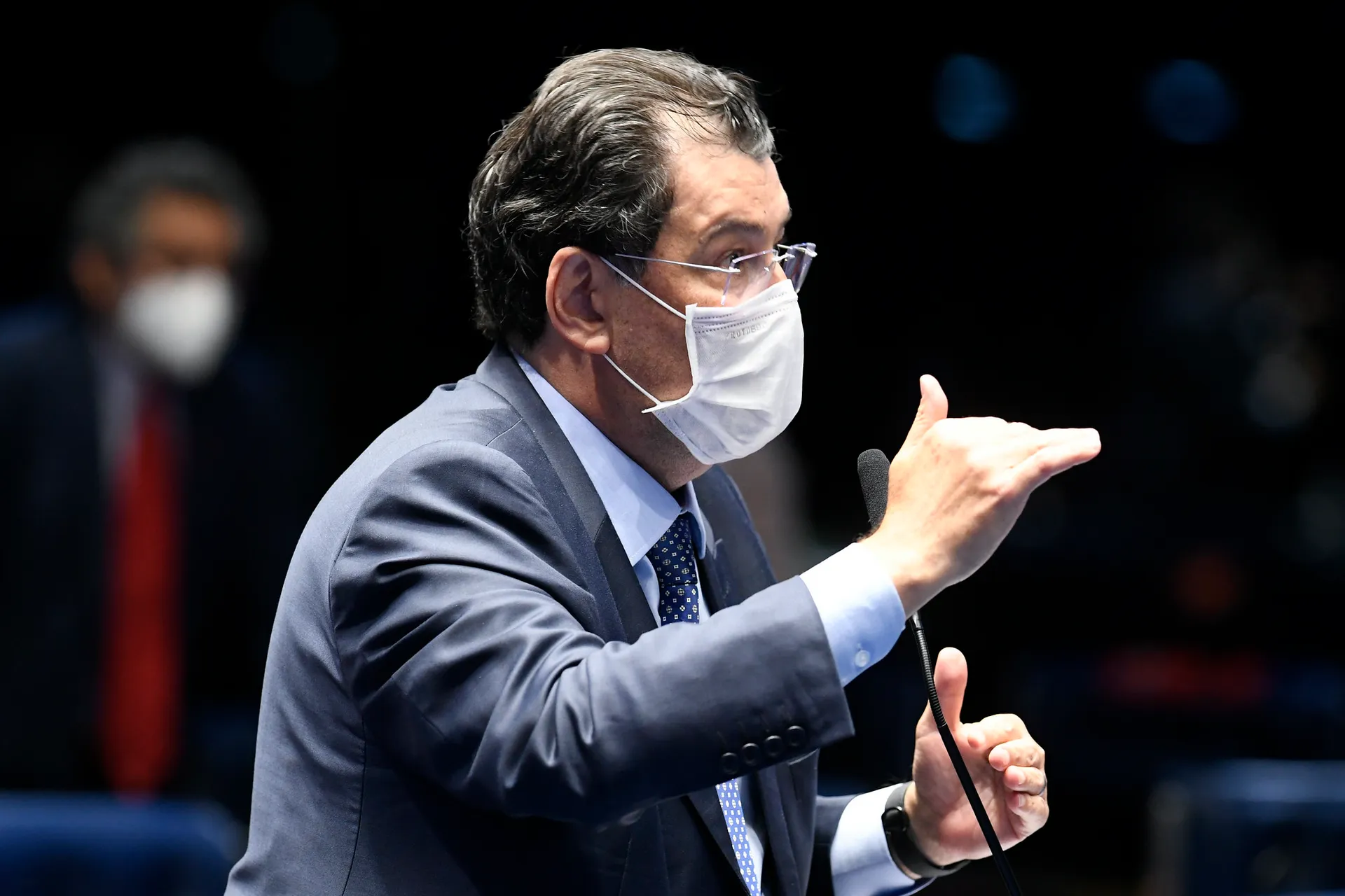 Eduardo Braga (MDB-AM), autor da PEC 29/2020: renda básica deve ser política de Estado Jefferson Rudy/Agência Senado