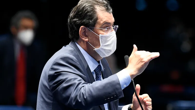 Eduardo Braga (MDB-AM), autor da PEC 29/2020: renda básica deve ser política de Estado Jefferson Rudy/Agência Senado