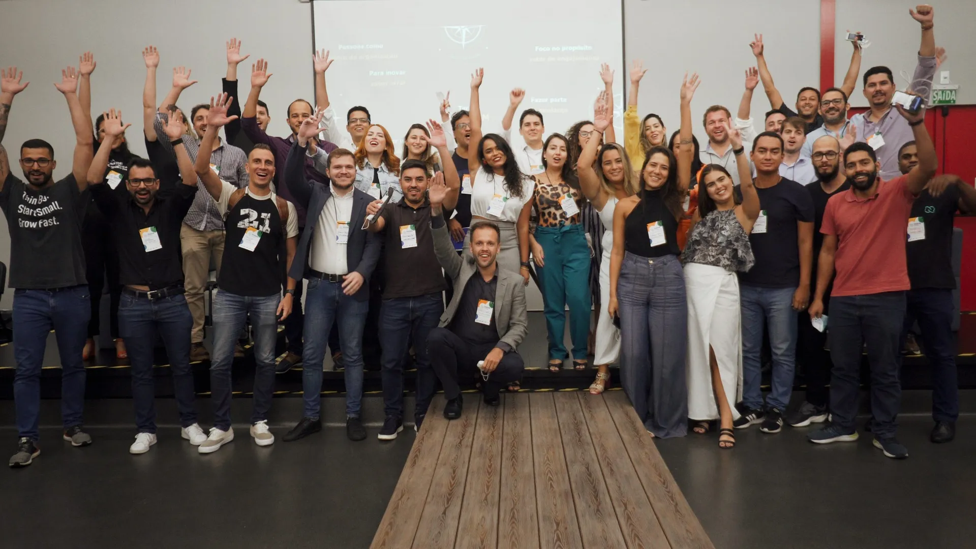 Jovens empreendedores que participaram da segunda edição do Inova on the Road