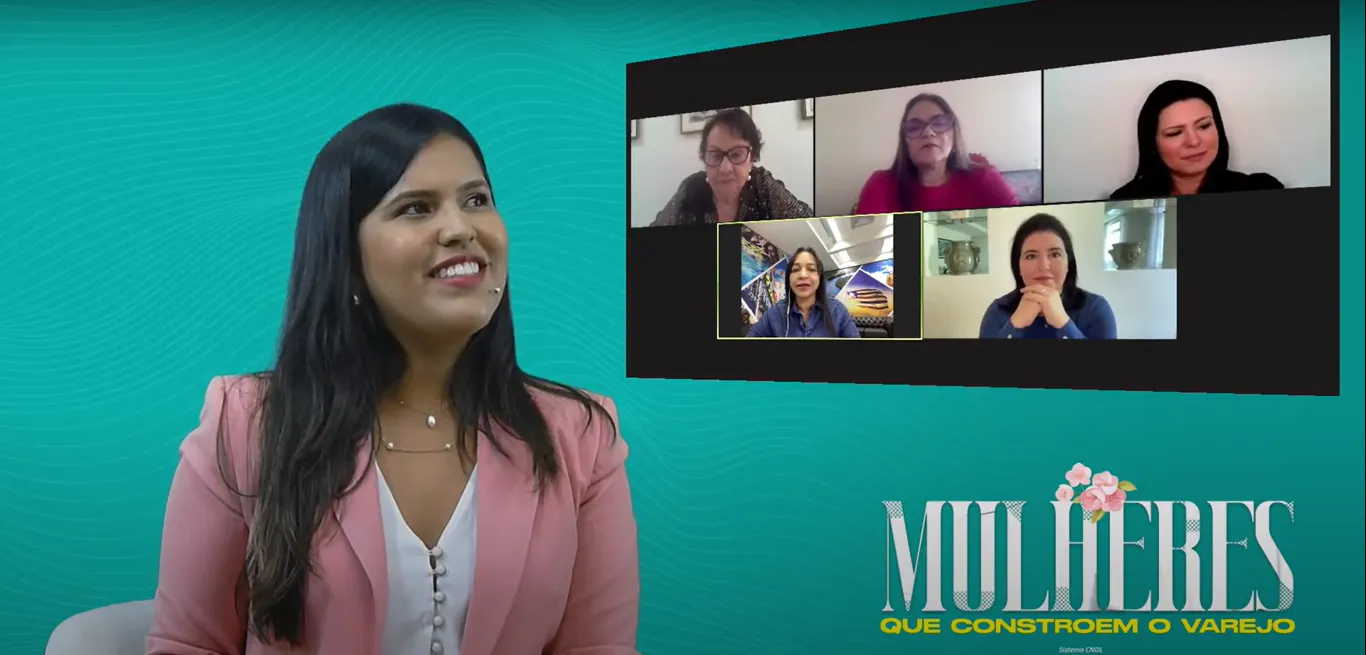 Karoline Lima apresenta a live Mulheres que Constroem o Varejo