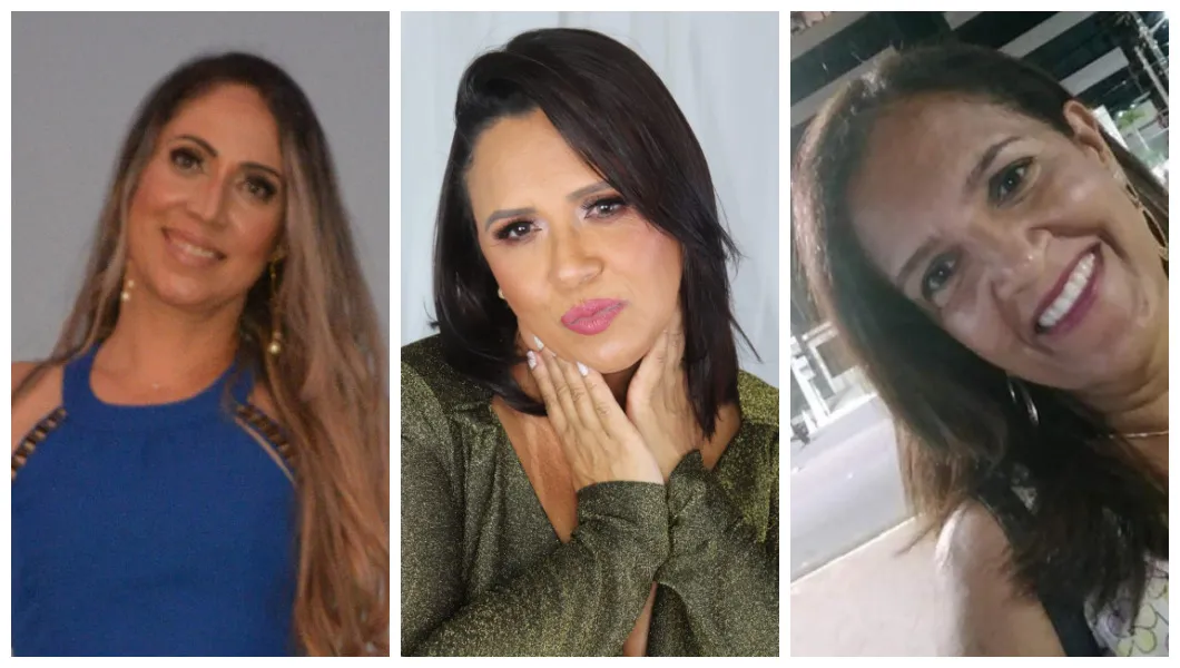 Na foto estão, da esquerda para direita: Eliedja Quirino, da CDL Pesqueira; Maria Edjane, da CDL Cabrobó; e Janete Cabral da CDL São Lourenço da Mata