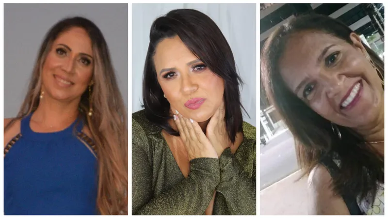 Na foto estão, da esquerda para direita: Eliedja Quirino, da CDL Pesqueira; Maria Edjane, da CDL Cabrobó; e Janete Cabral da CDL São Lourenço da Mata