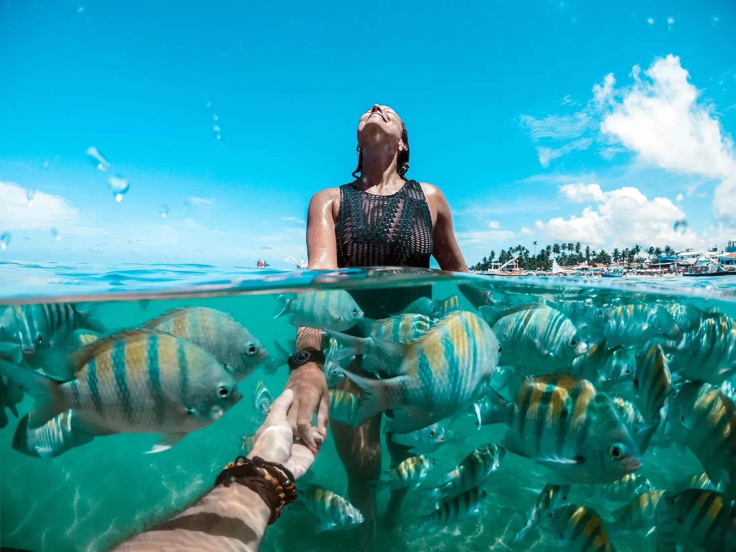 Piscina natural em Porto de Galinhas, Pernambuco