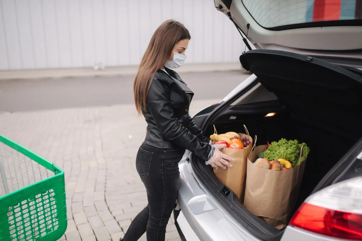 Os deslocamentos para compras são feitos preferencialmente através de carros