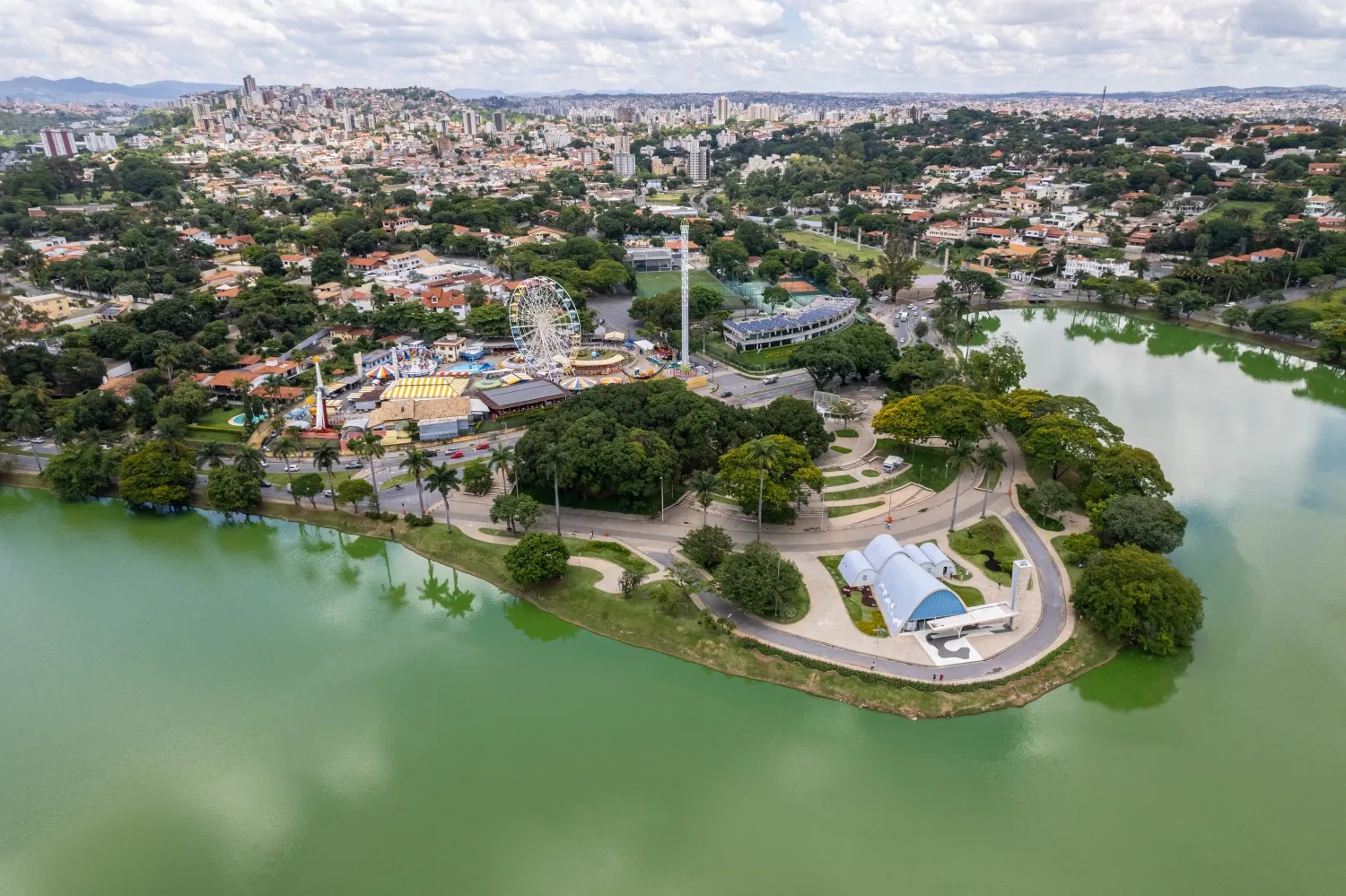 Vista áerea da cidade de Belo Horizonte