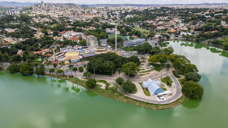 Vista áerea da cidade de Belo Horizonte