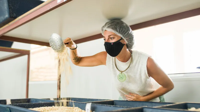 Renata Faraht, empreendedora de São Paulo e dona da Farofa Santa Rita