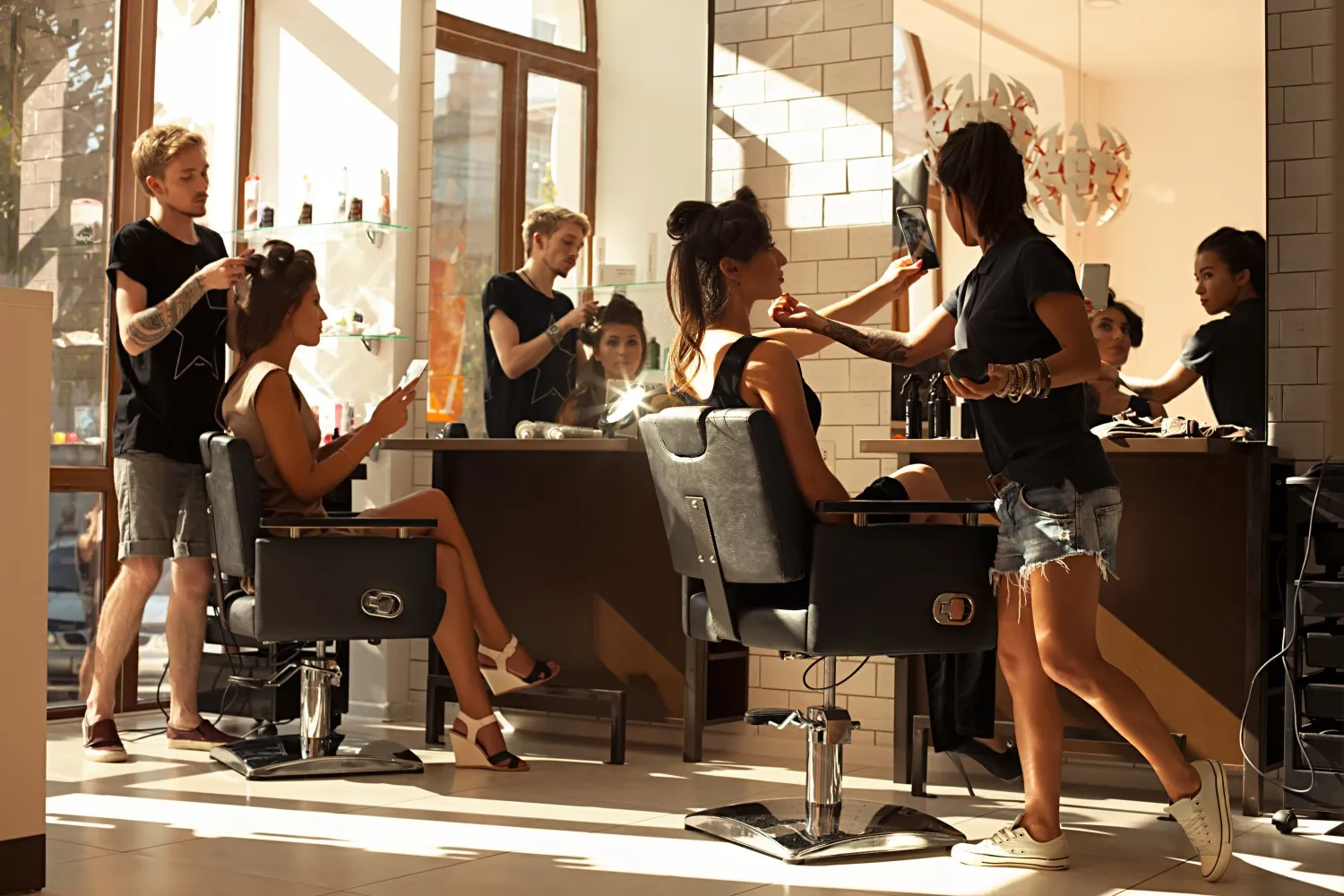 Os jovens empreendedores optam pelo setor da beleza