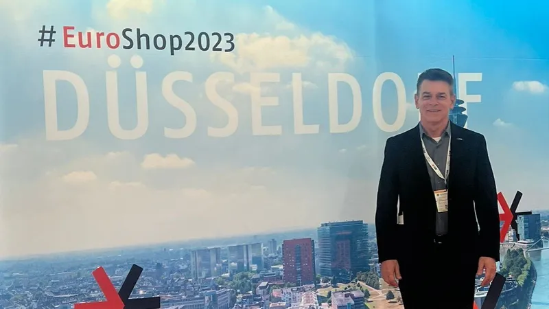 Presidente da CNDL, José César da Costa, na EuroShop 2023