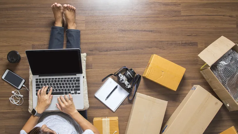 Home office entra em queda