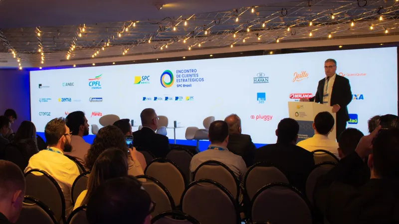 Roque Pellizzaro Jr, presidente do SPC Brasil, fez o discurso de abertura