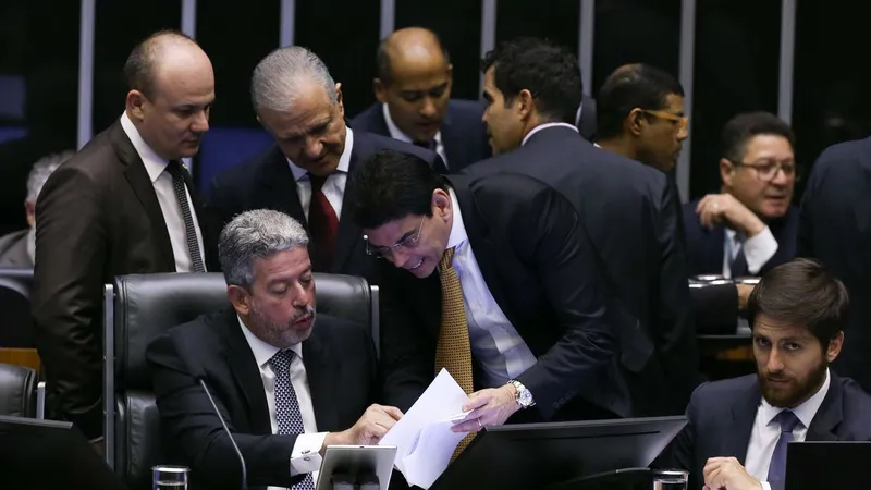 Sessão da Câmara dos Deputados que aprovou o Arcabouço fiscal