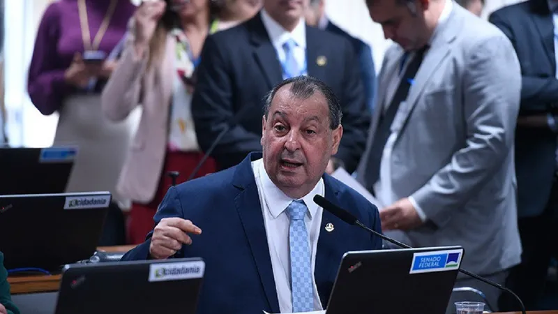 O relator do projeto, senador Omar Aziz, disse estar confiante no êxito do novo arcabouço fiscal. Fonte: Agência Senado