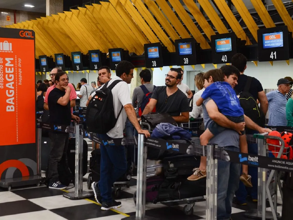 Aeroporto de Congonhas, em São Paulo /