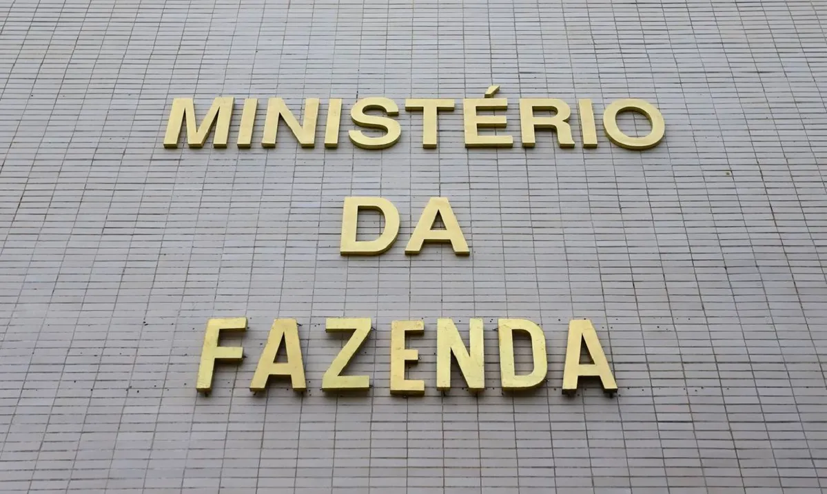 Fachada do ministério da Fazenda.