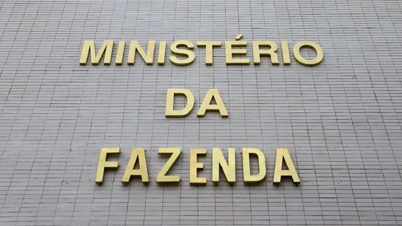 Fachada do ministério da Fazenda.