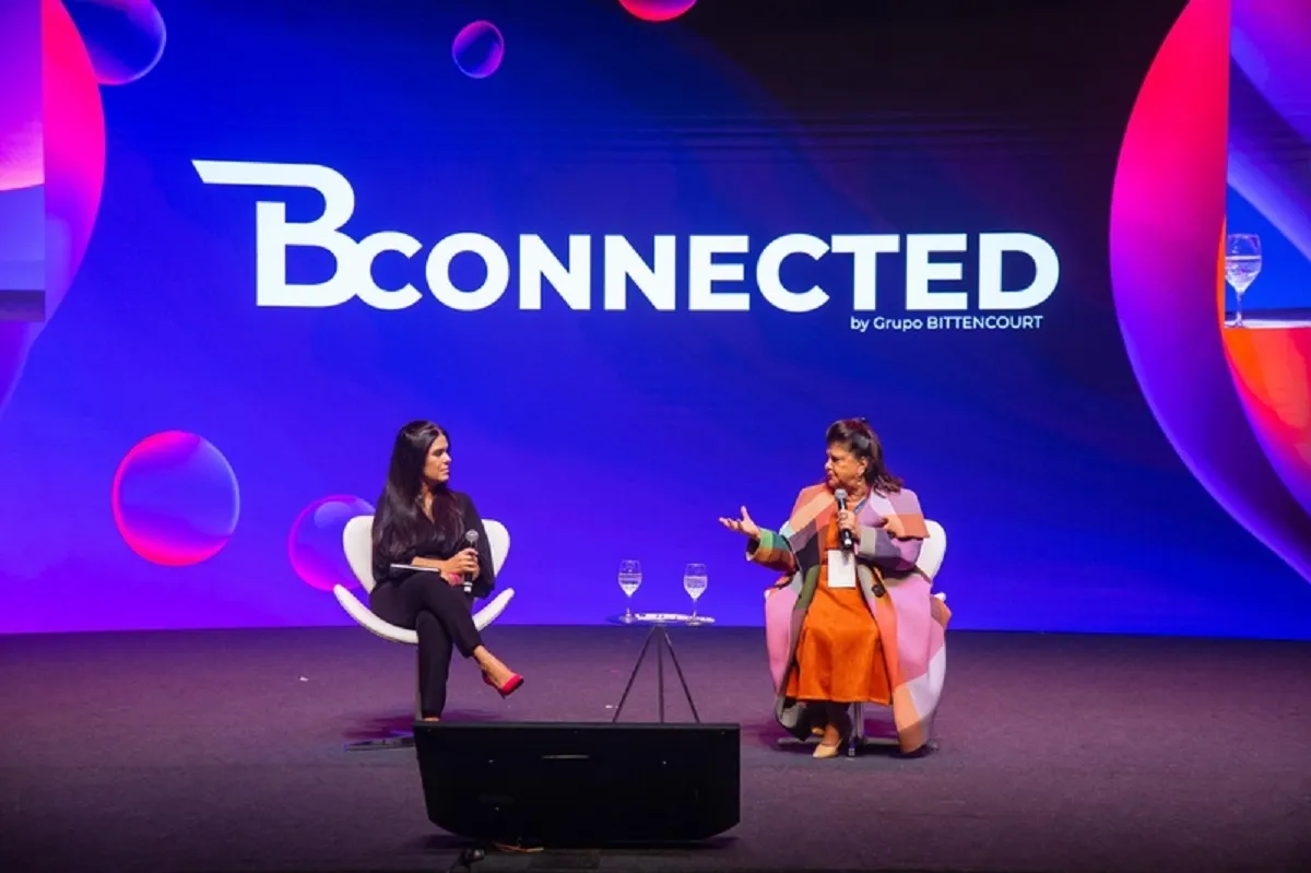Participação de Luiza Helena Trajano, presidente do Conselho Magalu e presidente do Grupo Mulheres do Brasil com Lyana Bittencourt, CEO do Grupo Bittencourt, na edição 2022 do BConnected