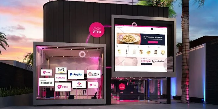 Fachada da Casa VTEX, um projeto foram realizadas pela Onze Marketing e Comunicação