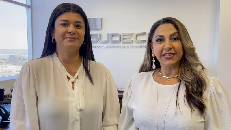 Rose Modesto, representante da Sudeco, e Inês Santiago, presidente da FCDL-MS