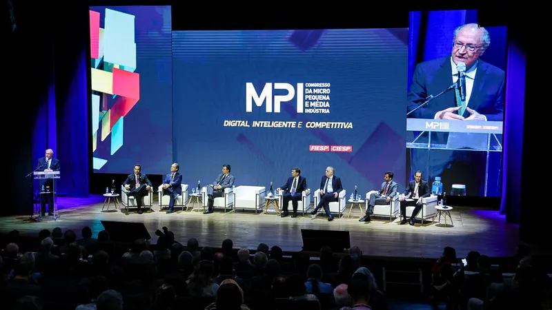 Vice-presidente esteve em evento na Fiesp, onde foram divulgadas novas linhas de crédito para as micro e pequenas empresas.