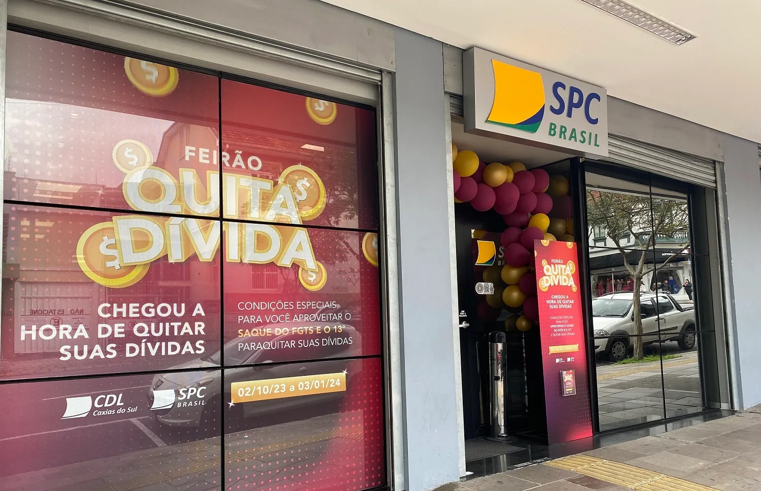Foto da Fachada da CDL de Caxias do Sul.
