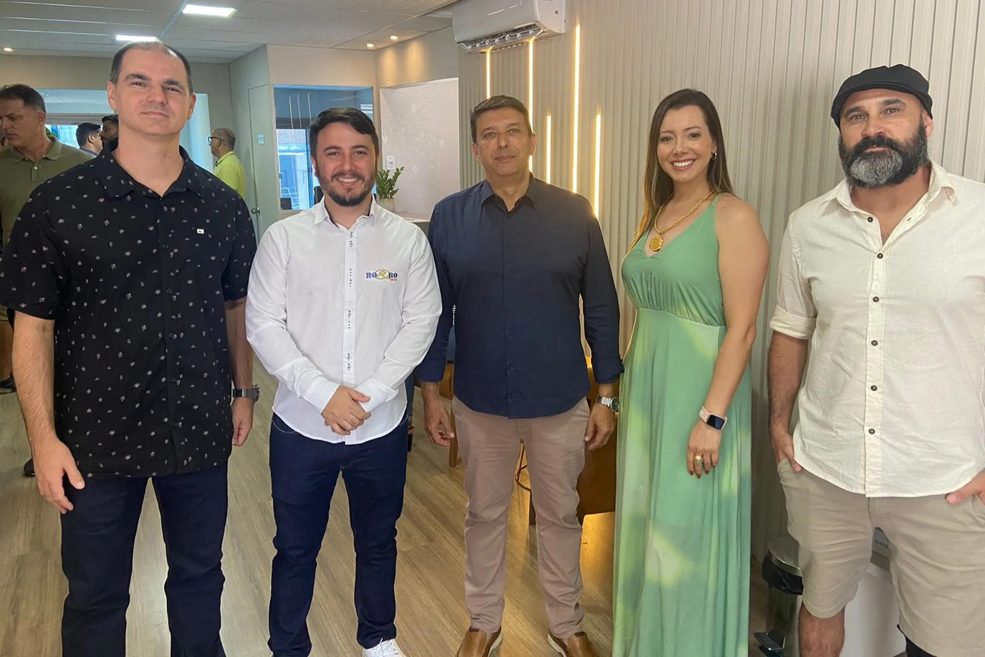 Diretoria Executiva da CDL: Leonardo Goncalves – Vice Presidente, Paulo Roberto de Souza Rodrigues – Diretor Financeiro, Rodrigo de Senna Ferreira – Presidente, Aline de Oliveira – Diretoria de SPC e Paulo Silvano – Diretor Secretário
