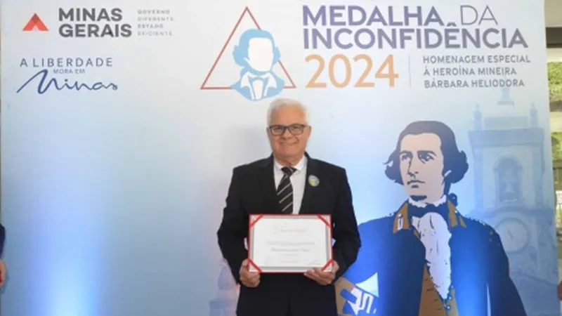 Presidente da FCDL-MG é agraciado com a Medalha da Inconfidência