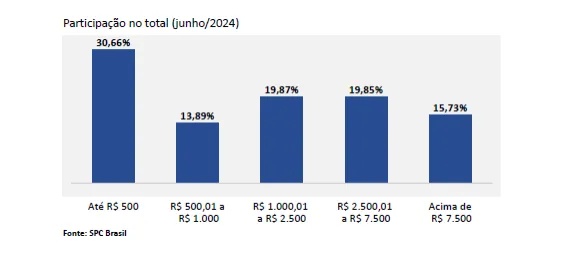 indicador de Inadimplência tem pequena queda em junho após meses de crescimento e atinge 67,98 milhões de consumidores, aponta CNDLSPC Brasil