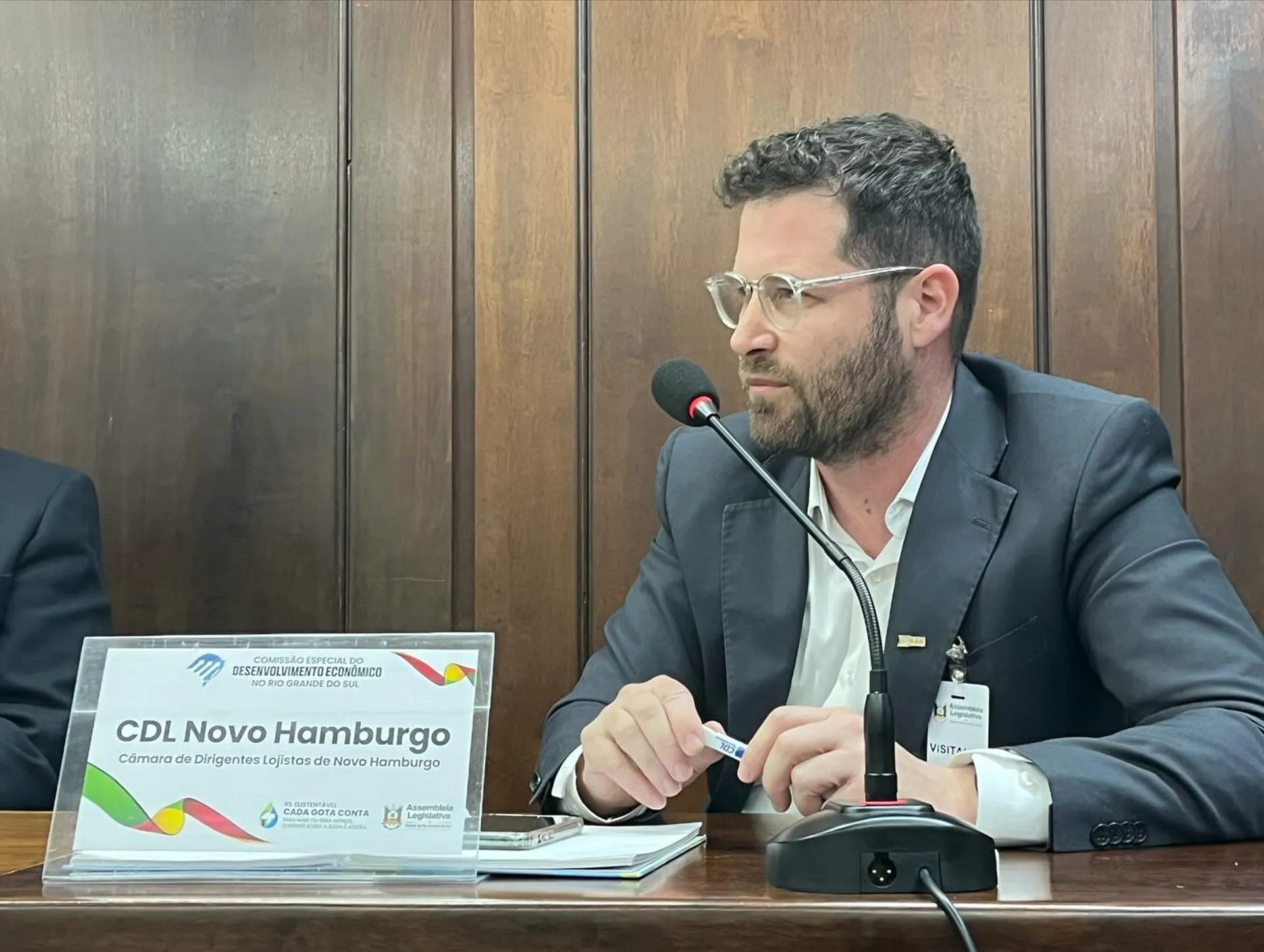 CDL-NH participa de reunião sobre desenvolvimento econômico na Assembleia