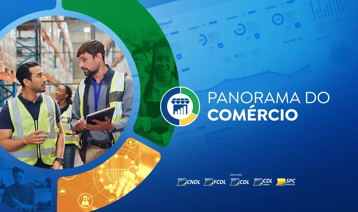 Panorama do Comércio: vendas do comércio recuam, mas mantêm o crescimento no acumulado do ano