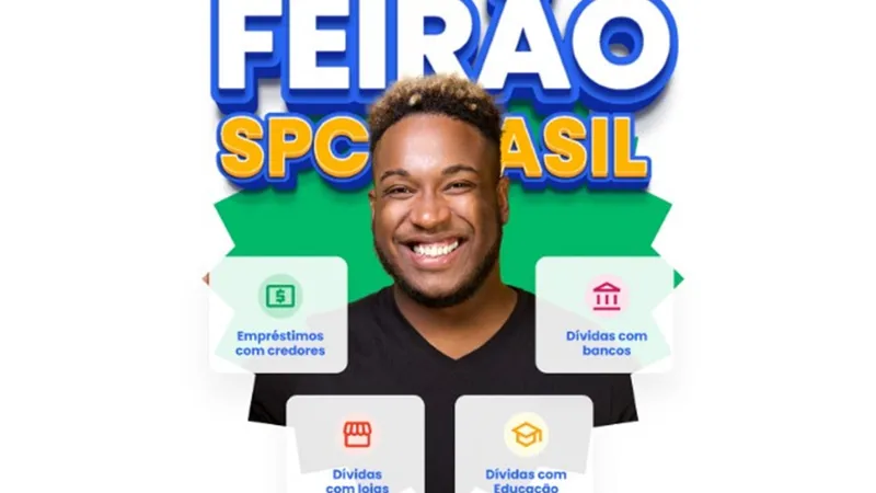 Feirão SPC Brasil começa hoje com descontos de até 99% nas dívidas