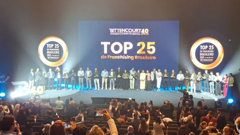BCONNECTED 2025 reconhece as TOP25 do Franchising Brasileiro