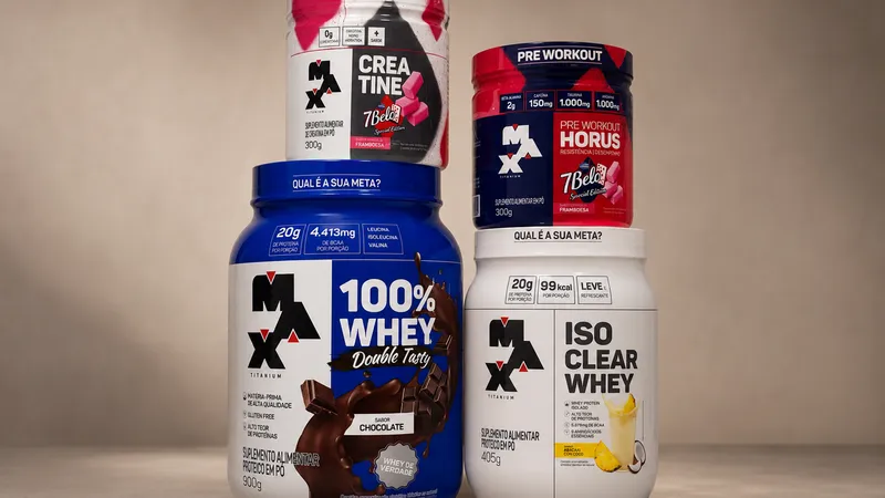 Whey, pré-treino e collab como a Max Titanium conversa com novos consumidores