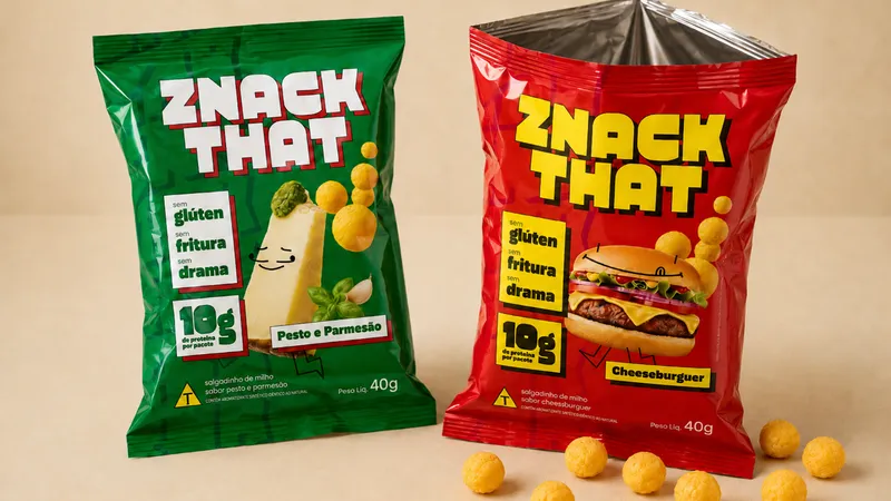 Znack That Salgadinho com proteína tenta ocupar espaço entre prazer e saudabilidade