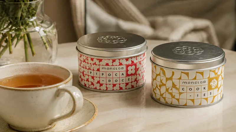 Chá com sabor de sobremesa Blends de cookies e pipoca doce surpreendem