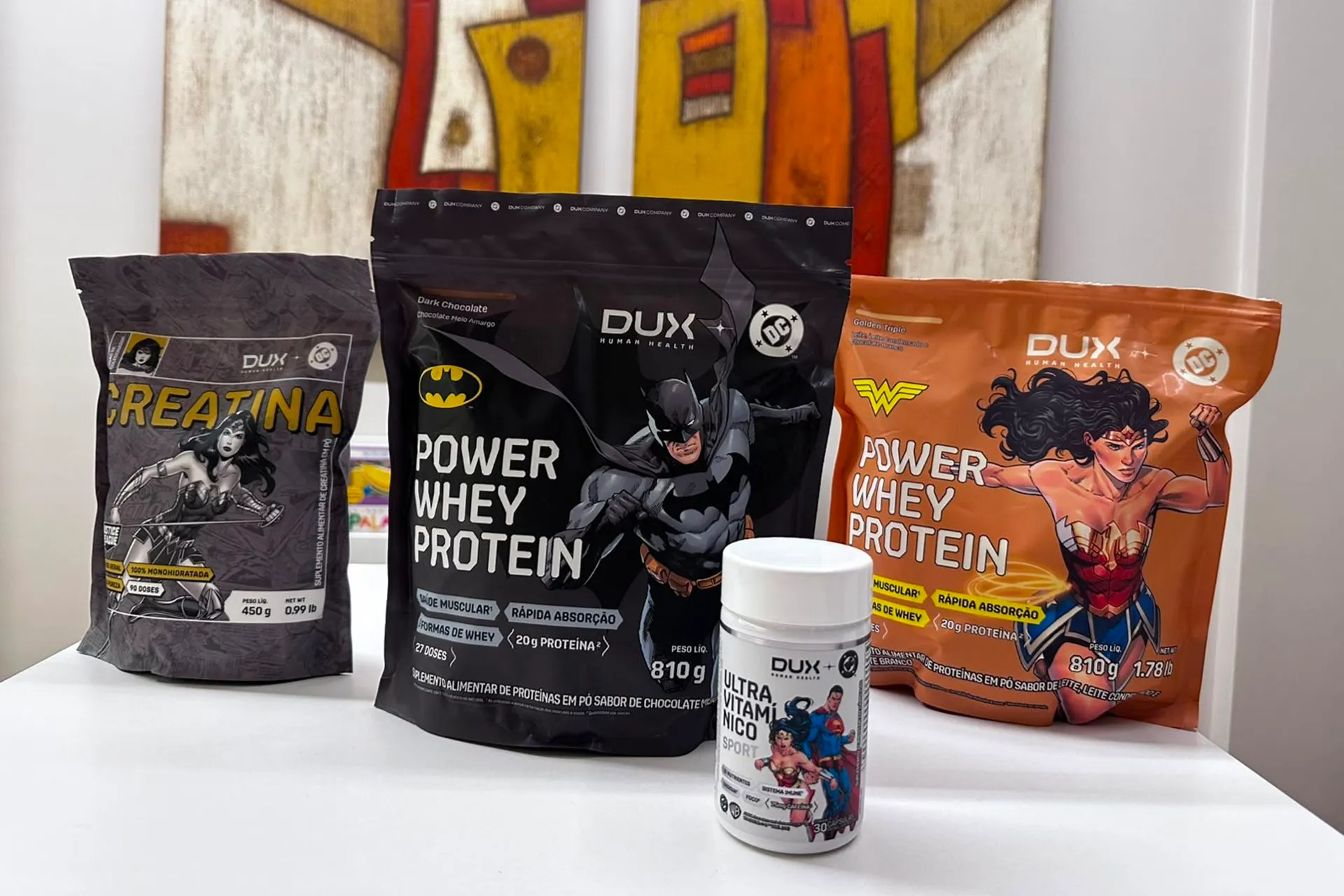 Marketing e produto quando super-heróis e suplementos formam uma parceria que funciona