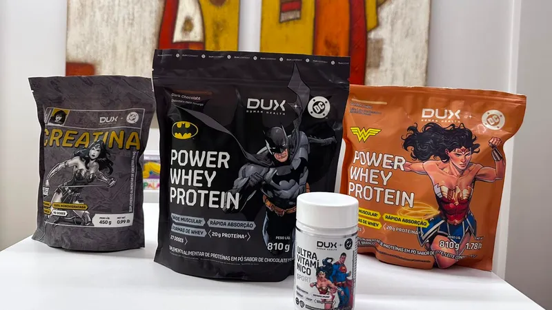Marketing e produto quando super-heróis e suplementos formam uma parceria que funciona
